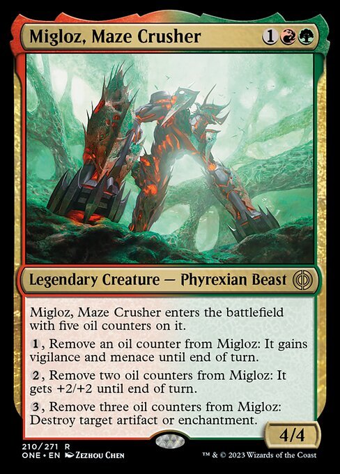 Migloz, Maze Crusher (Phyrexia: All Will Be One)